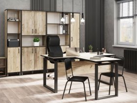 Комплект Гермес лофт (дуб крафт серый) в Черском - cherskij.mebel-nsk.ru | фото