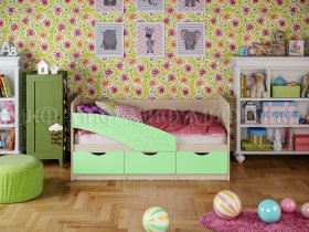 Кровать детская Бабочки 1,8 м в Черском - cherskij.mebel-nsk.ru | фото