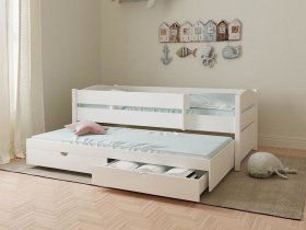 Кровать двухуровневая с ящиками «Лапландия» в Черском - cherskij.mebel-nsk.ru | фото