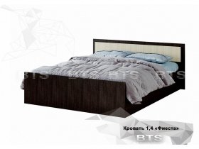 Кровать двуспальная 1,4м Фиеста (BTS) в Черском - cherskij.mebel-nsk.ru | фото