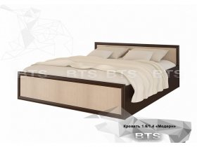 Кровать двуспальная 1,4м Модерн (BTS) в Черском - cherskij.mebel-nsk.ru | фото