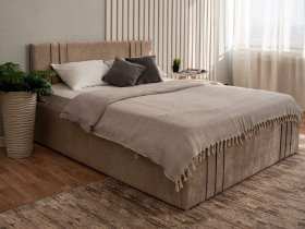 Кровать двуспальная 1,4м с подъем. мех. Леванте в Черском - cherskij.mebel-nsk.ru | фото