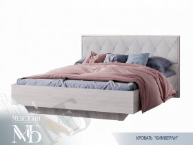 Кровать двуспальная 1,6м Кимберли КР-13 в Черском - cherskij.mebel-nsk.ru | фото