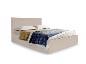 Кровать мягкая 1,6 Сиеста стандарт, вар.2 в Черском - cherskij.mebel-nsk.ru | фото
