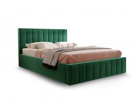 Кровать мягкая 1,6 Вена стандарт, вар.1 в Черском - cherskij.mebel-nsk.ru | фото