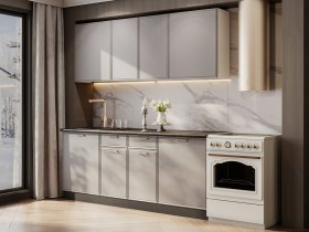 Кухонный гарнитур «Адель» 2,0м (нео) в Черском - cherskij.mebel-nsk.ru | фото