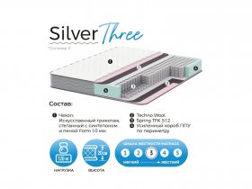 Матрас Silver Three в Черском - cherskij.mebel-nsk.ru | фото