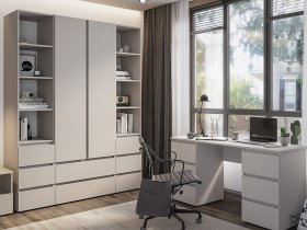 Модульная детская Люмо (кашемир) в Черском - cherskij.mebel-nsk.ru | фото