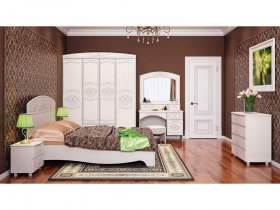 Модульная спальня Каролина в Черском - cherskij.mebel-nsk.ru | фото