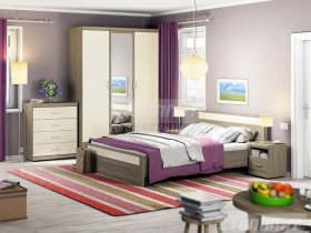 Модульная спальня Монако в Черском - cherskij.mebel-nsk.ru | фото