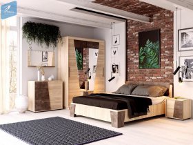 Модульная спальня Санремо в Черском - cherskij.mebel-nsk.ru | фото
