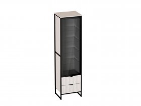 Шкаф 1 дв 2 ящ Нора (персидский жемчуг) (гостиная) в Черском - cherskij.mebel-nsk.ru | фото