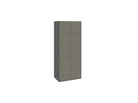 Шкаф для одежды с 2 дверями Наоми (джут/фон серый) СМ-208.07.03 в Черском - cherskij.mebel-nsk.ru | фото