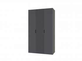 Шкаф трехдверный Шк170.0 Борнео (джара темная/хангва) в Черском - cherskij.mebel-nsk.ru | фото