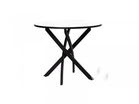 Стол обеденный Лион (мрамор белый/черный) в Черском - cherskij.mebel-nsk.ru | фото