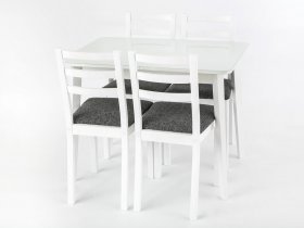 Стол обеденный Сонет (белый) в Черском - cherskij.mebel-nsk.ru | фото