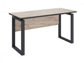 Стол офисный Ст077.0_140 Гермес лофт (дуб крафт серый) в Черском - cherskij.mebel-nsk.ru | фото