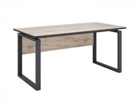 Стол руководителя Ст075.0 Гермес лофт (дуб крафт серый) в Черском - cherskij.mebel-nsk.ru | фото