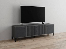 Тумба под ТВ Парус-10 (графит/гранит лофт) в Черском - cherskij.mebel-nsk.ru | фото