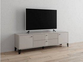 Тумба под ТВ Парус-10 (кашемир/сантьяго софт) в Черском - cherskij.mebel-nsk.ru | фото
